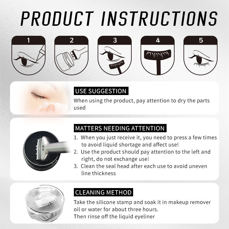 Magic Eye Liner Gel Pen – Waterproof & Long-Lasting 2-in-1