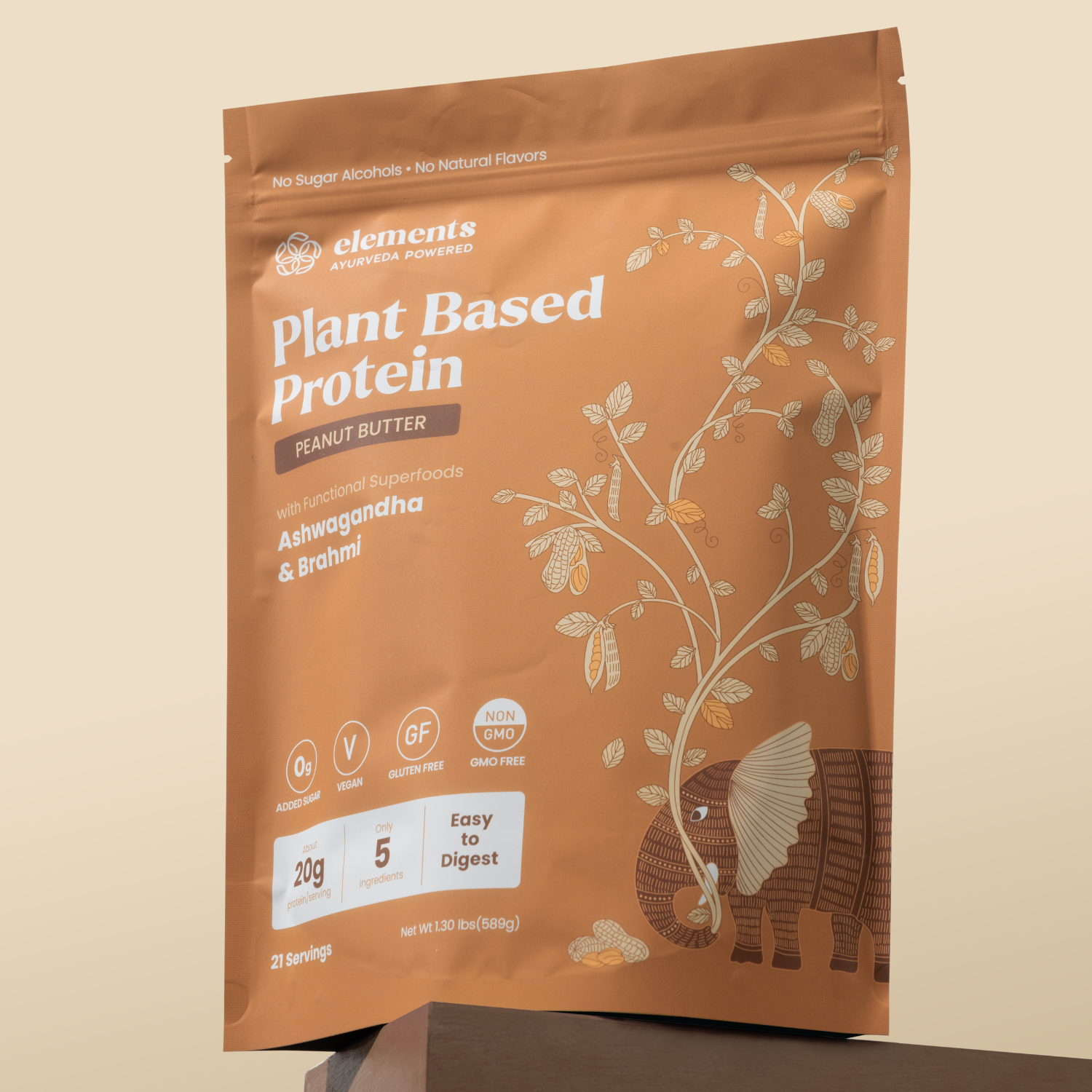 Plant-Based Protein Powder – Peanut Butter (21 Servings)