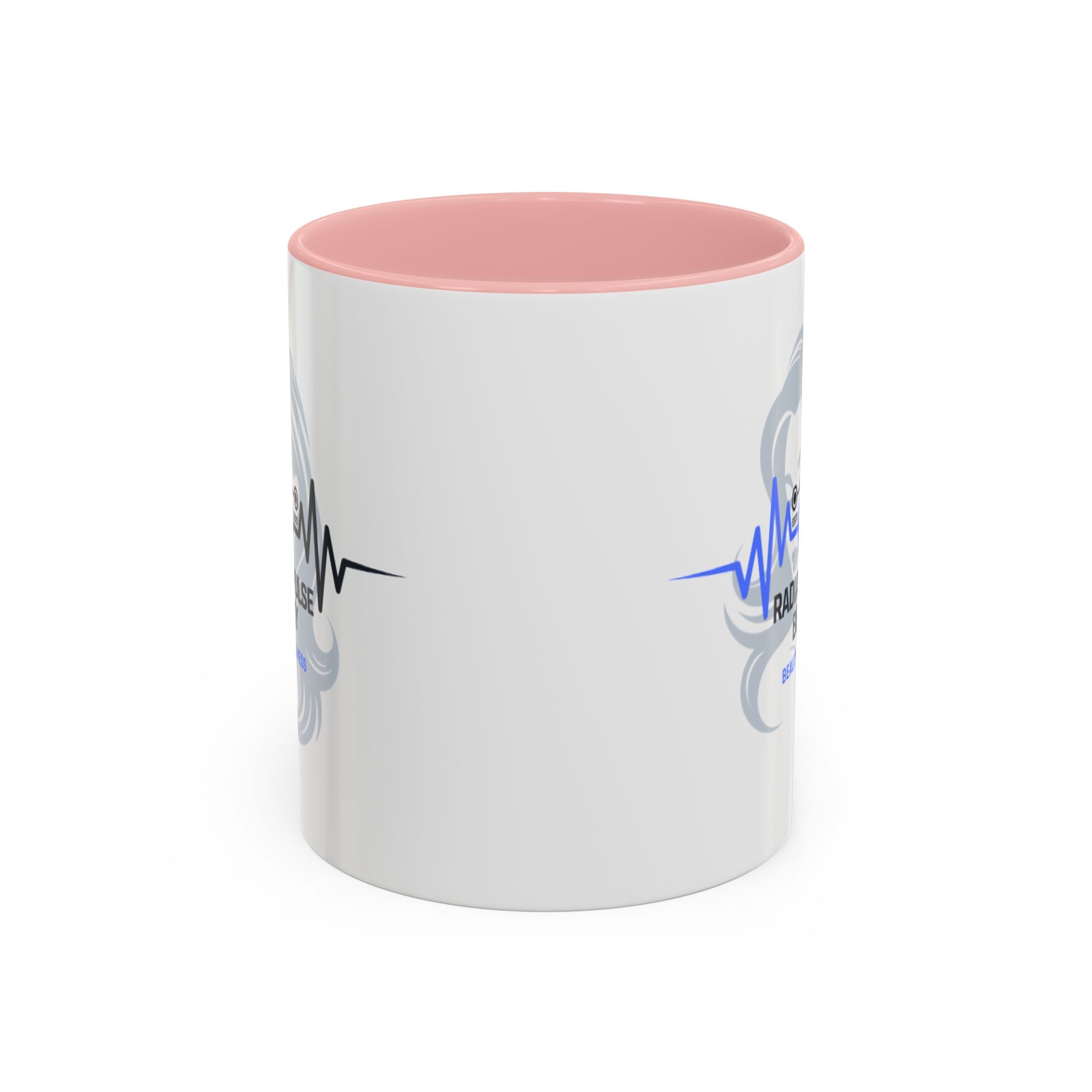 Radiant Pulse Beauty Coffee Mug — Beauty & Wellness Logo Accent Mug