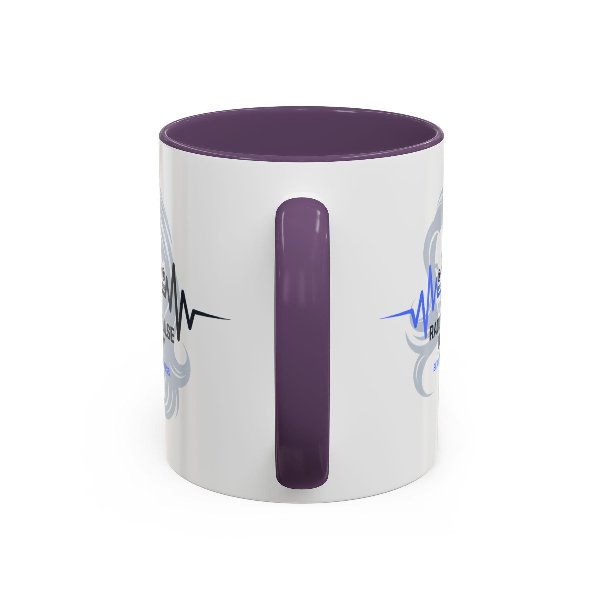 Radiant Pulse Beauty Coffee Mug — Beauty & Wellness Logo Accent Mug