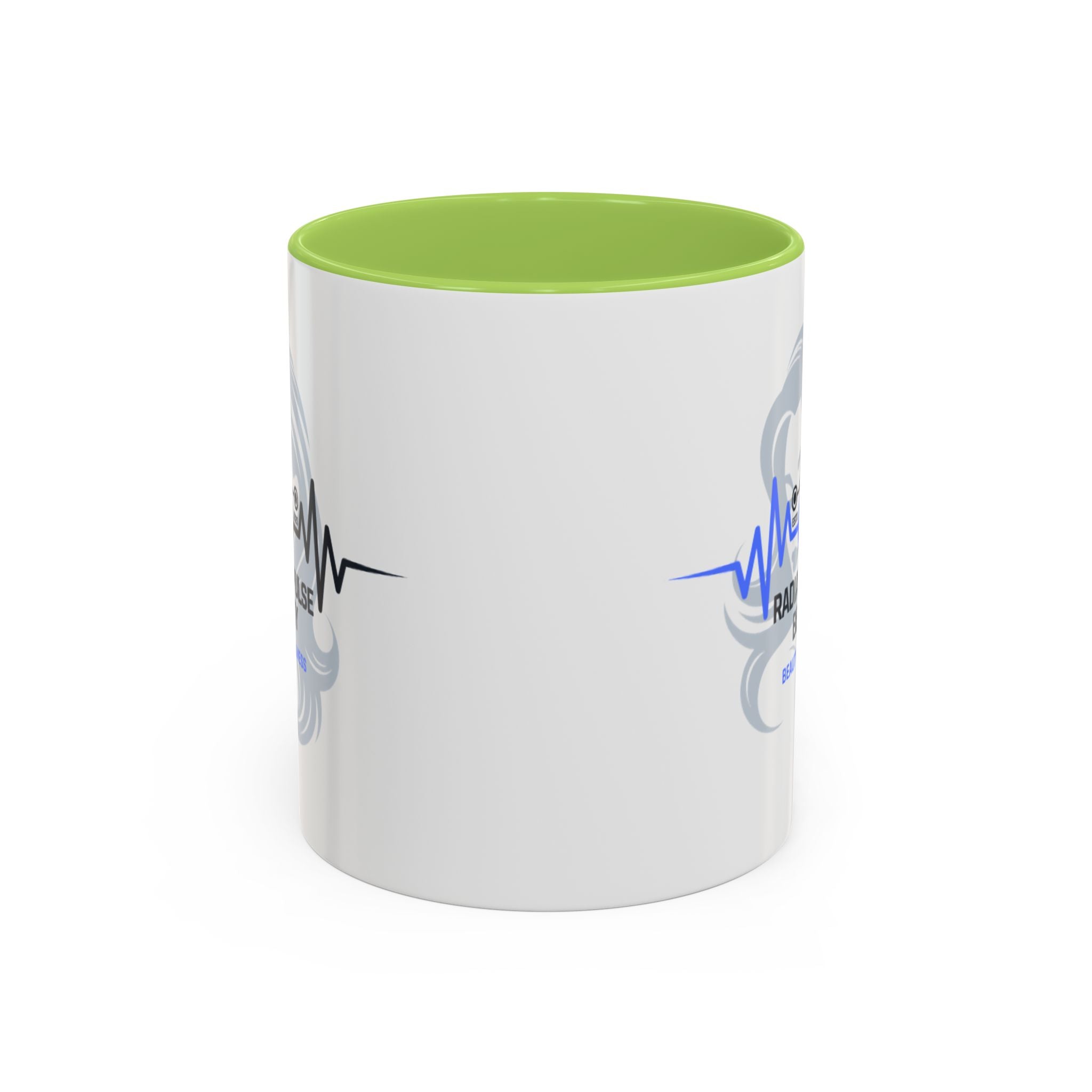Radiant Pulse Beauty Coffee Mug — Beauty & Wellness Logo Accent Mug