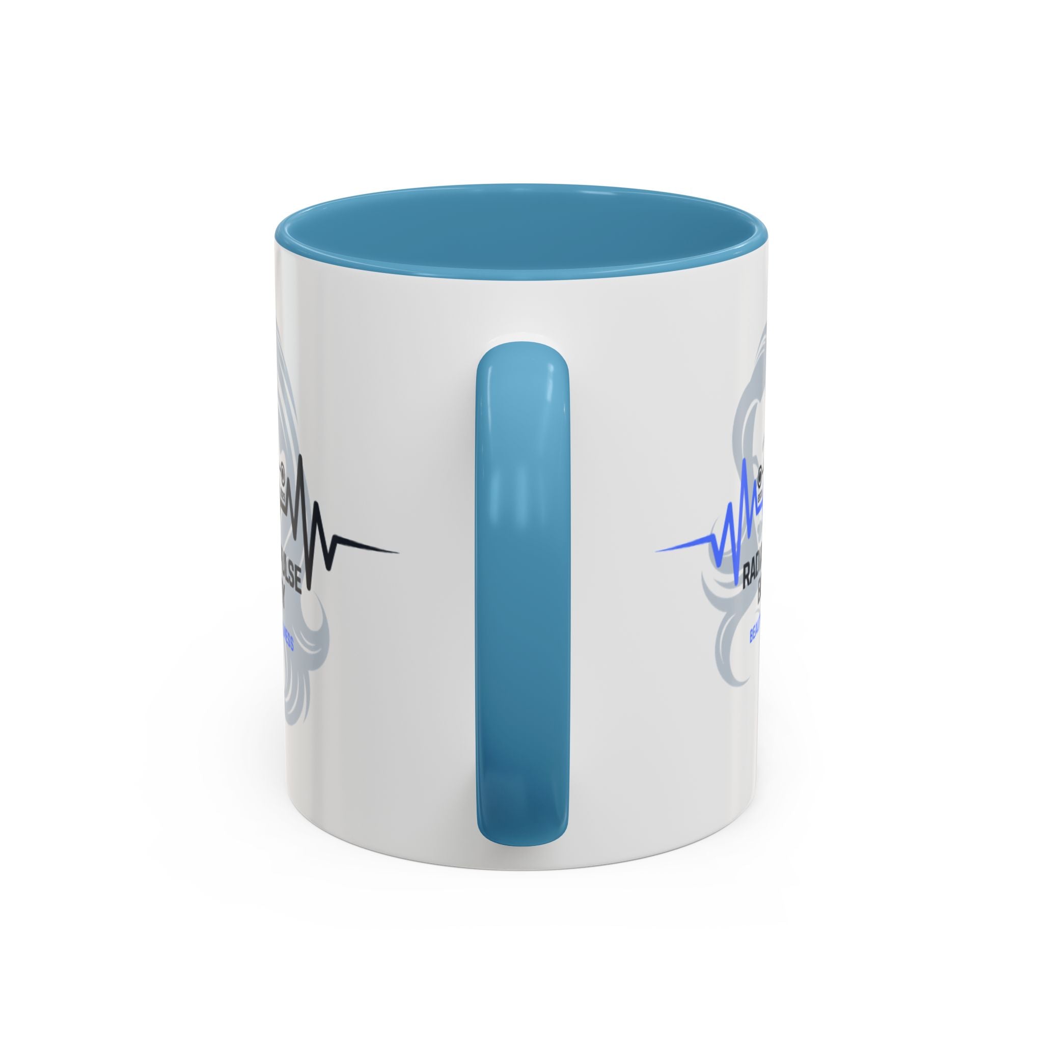 Radiant Pulse Beauty Coffee Mug — Beauty & Wellness Logo Accent Mug