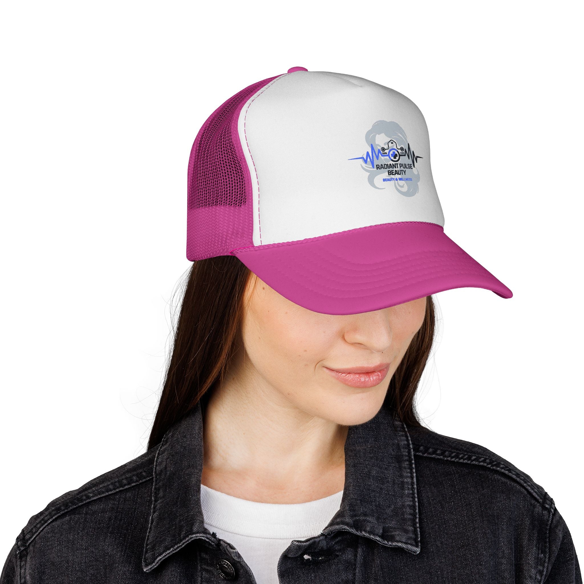 Radiant Pulse Beauty Trucker Cap - Unisex