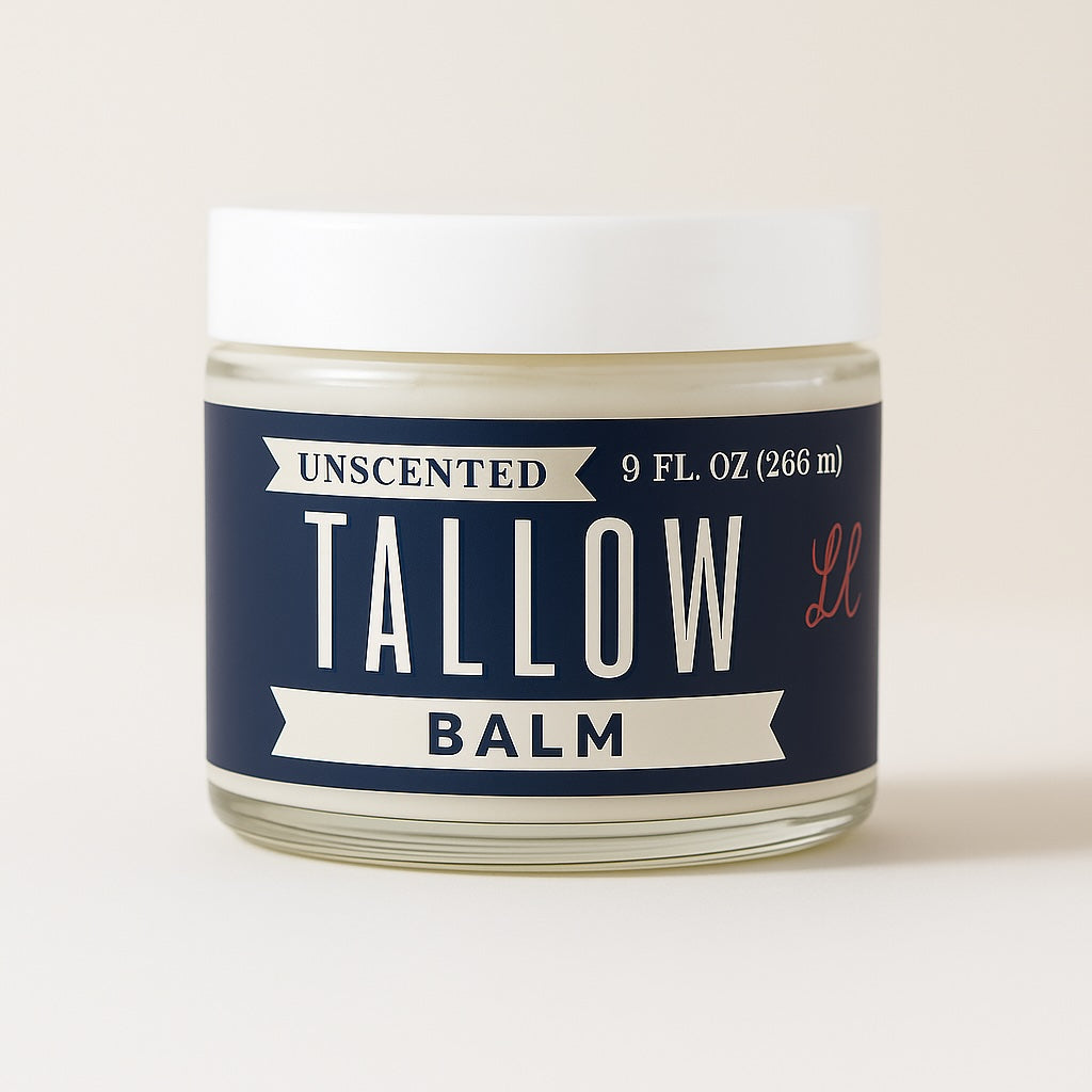 Unscented Tallow Skincare Collection – 4-Piece Gift Set