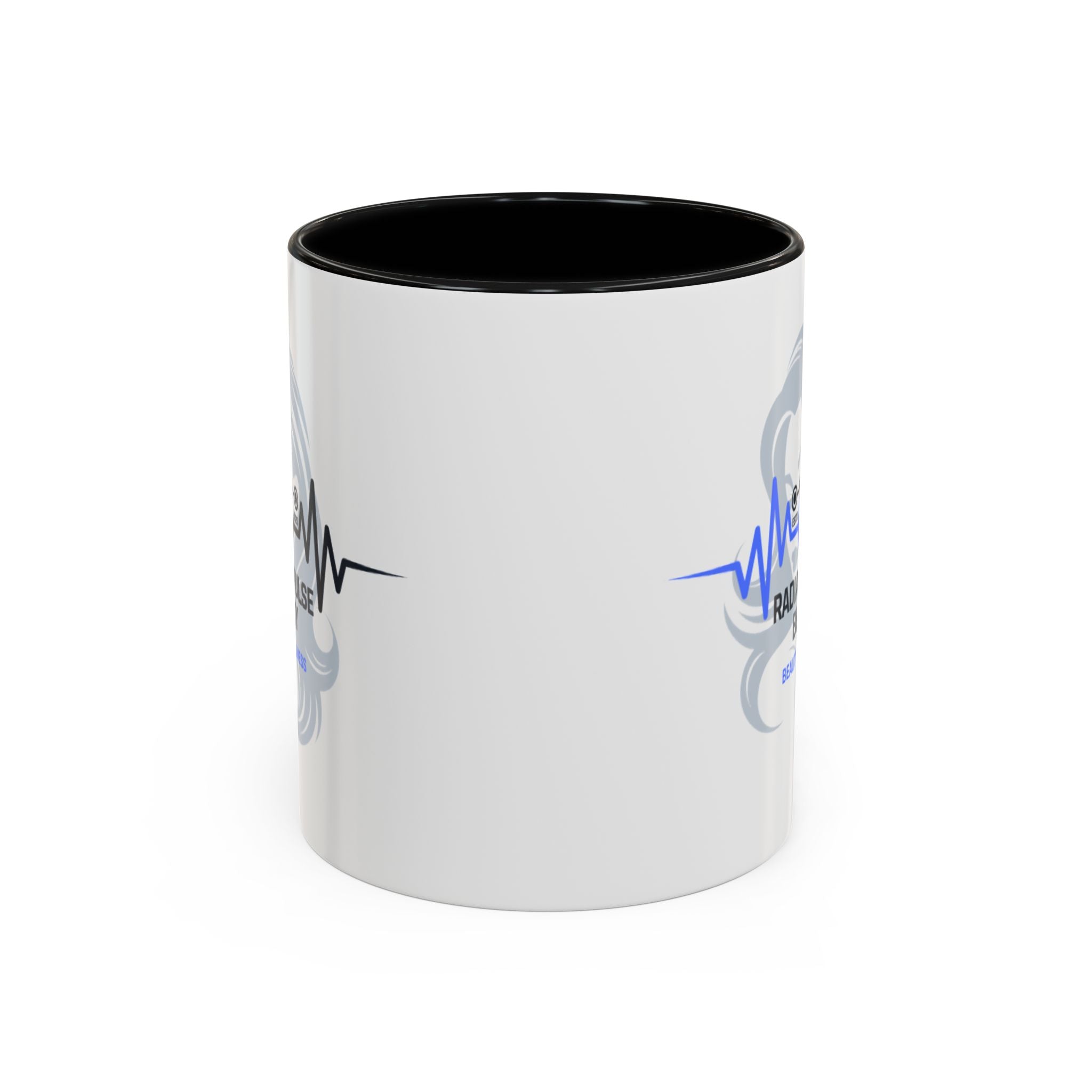Radiant Pulse Beauty Coffee Mug — Beauty & Wellness Logo Accent Mug