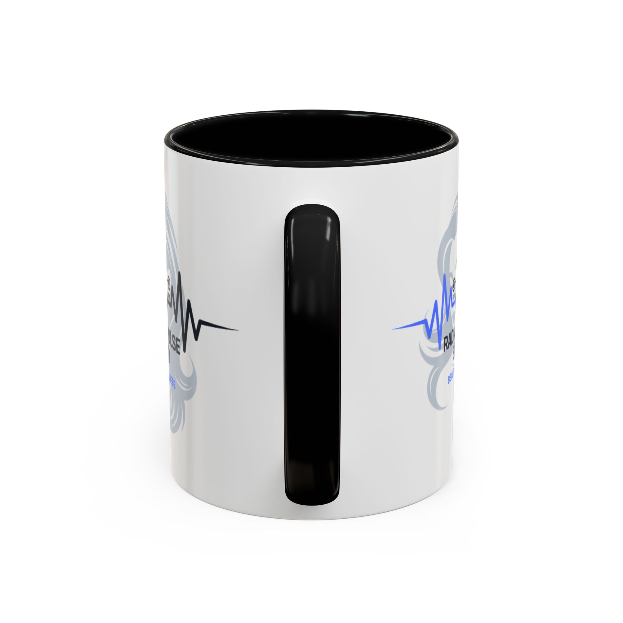 Radiant Pulse Beauty Coffee Mug — Beauty & Wellness Logo Accent Mug