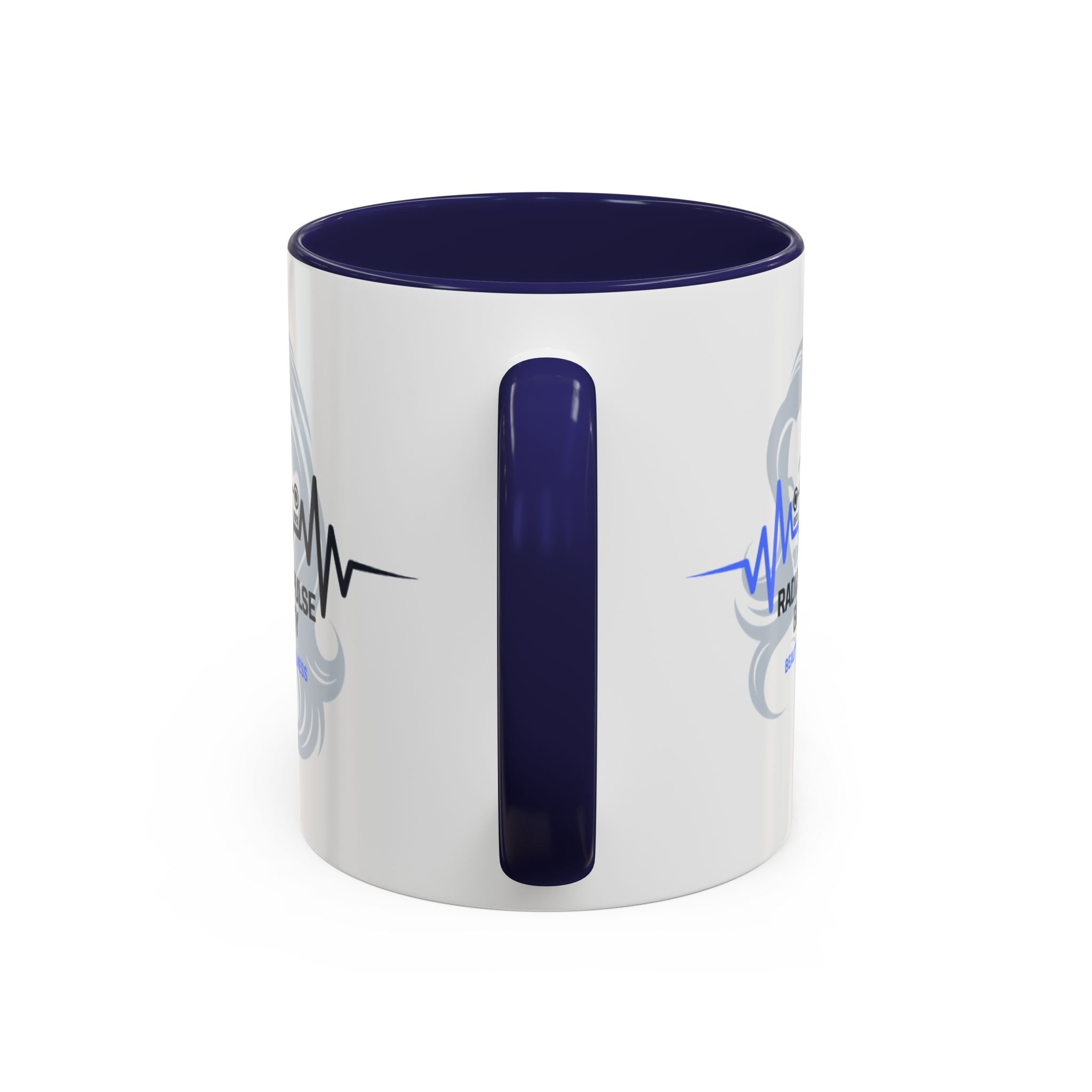 Radiant Pulse Beauty Coffee Mug — Beauty & Wellness Logo Accent Mug