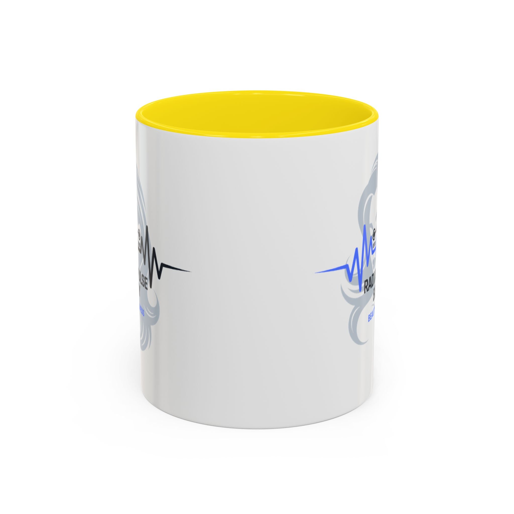 Radiant Pulse Beauty Coffee Mug — Beauty & Wellness Logo Accent Mug
