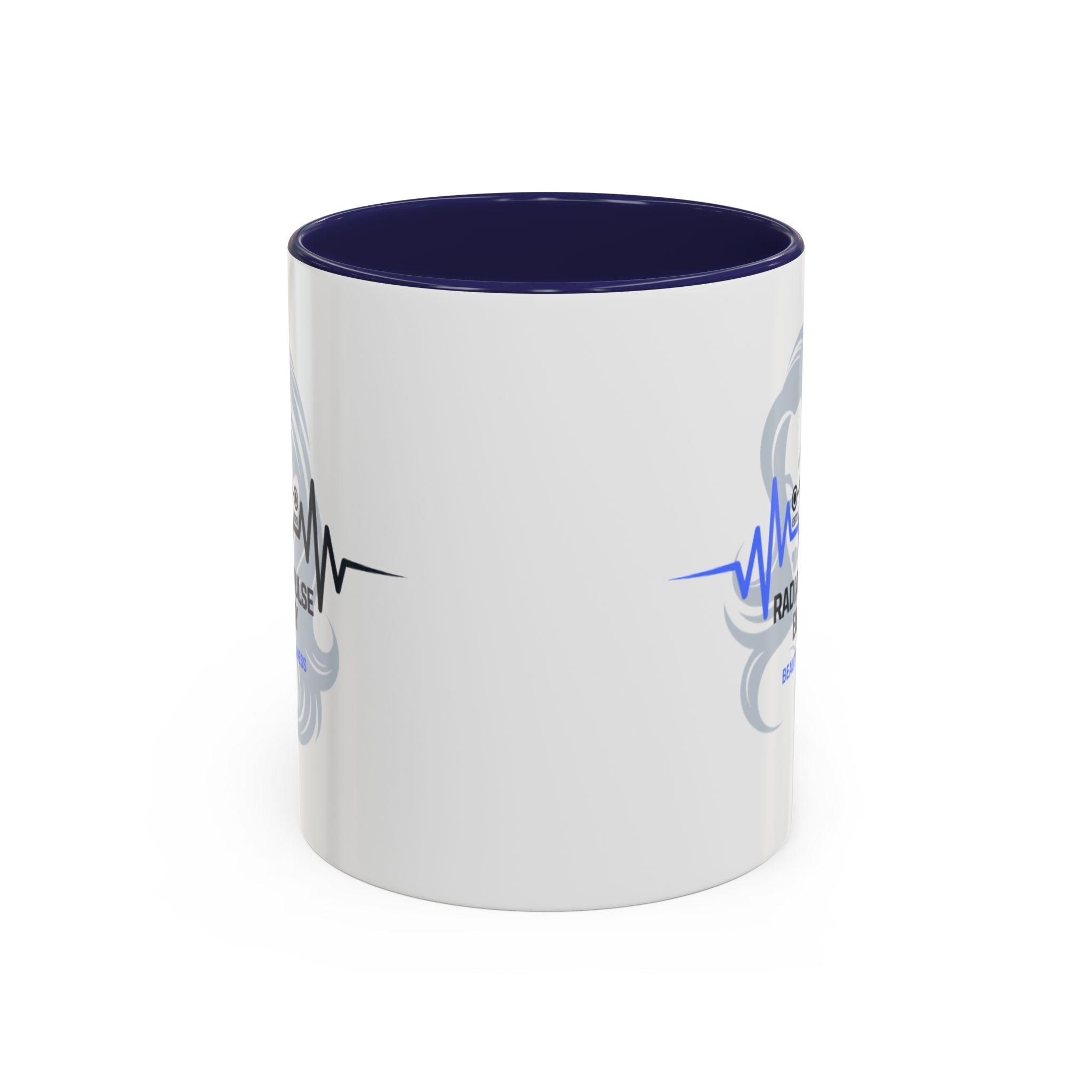 Radiant Pulse Beauty Coffee Mug — Beauty & Wellness Logo Accent Mug