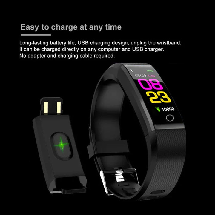 Smart Watch – Heart Rate & Blood Pressure Fitness Tracker