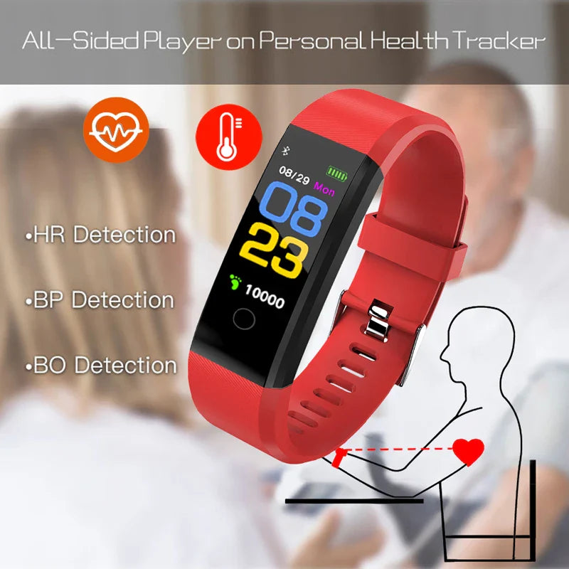 Smart Watch – Heart Rate & Blood Pressure Fitness Tracker