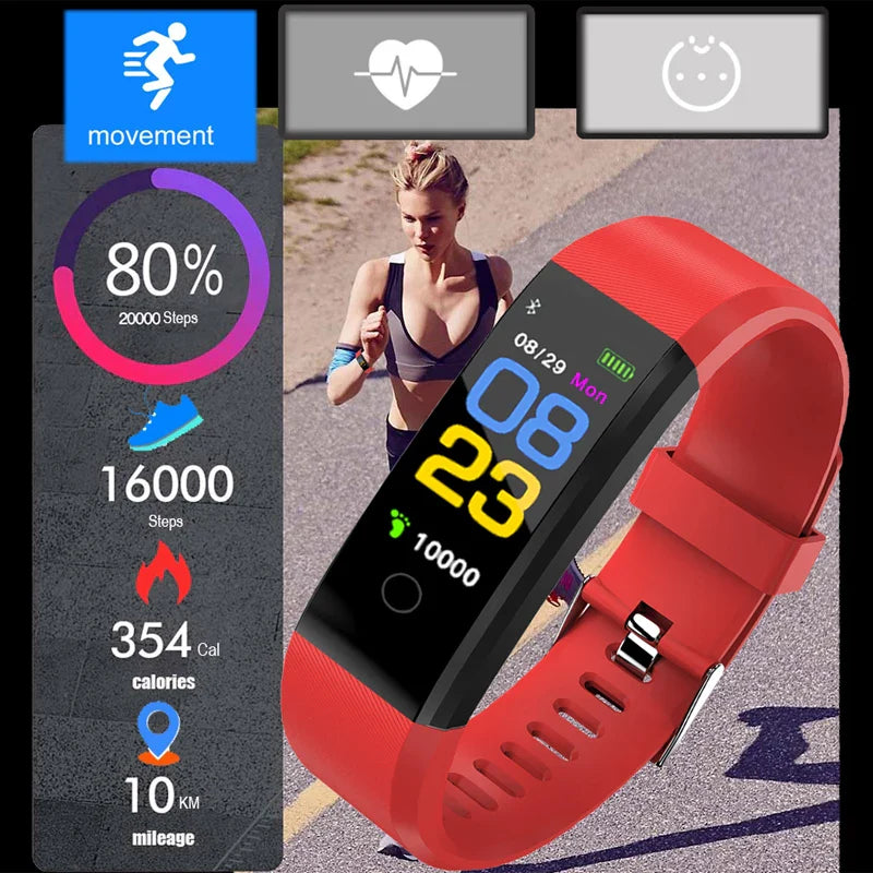 Smart Watch – Heart Rate & Blood Pressure Fitness Tracker