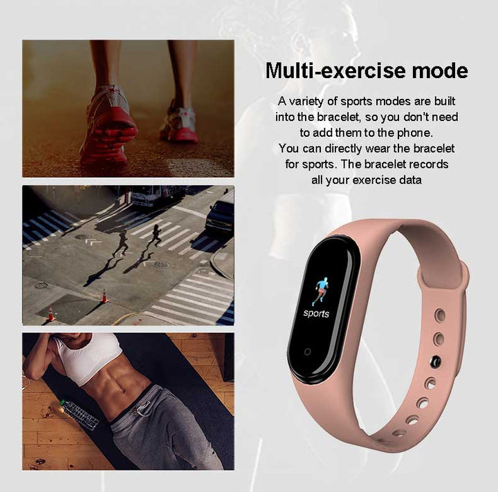 M5 Smart Band – Fitness Tracker & Health Monitor