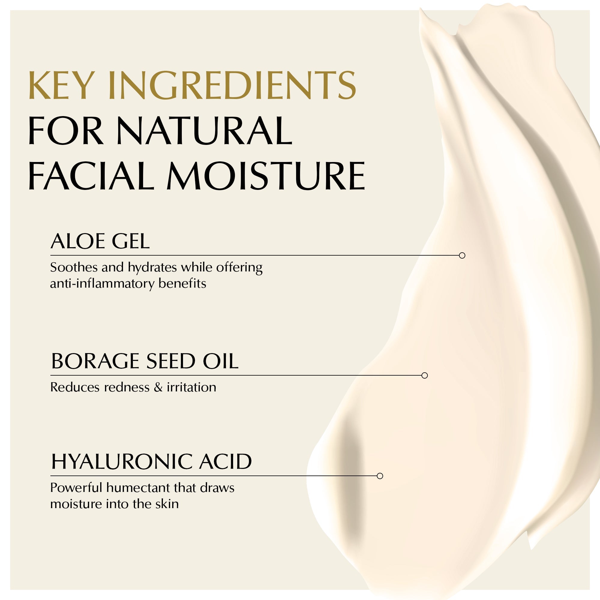 Lightweight Face Moisturizer – Calming & Hydrating for Sensitive Skin