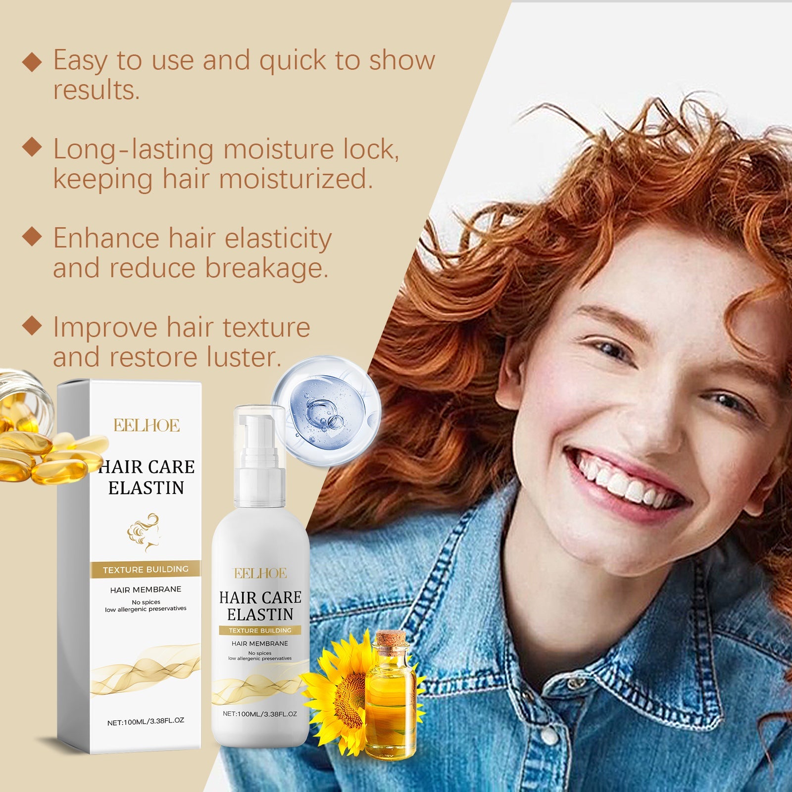 Deep Hair Care Elastin