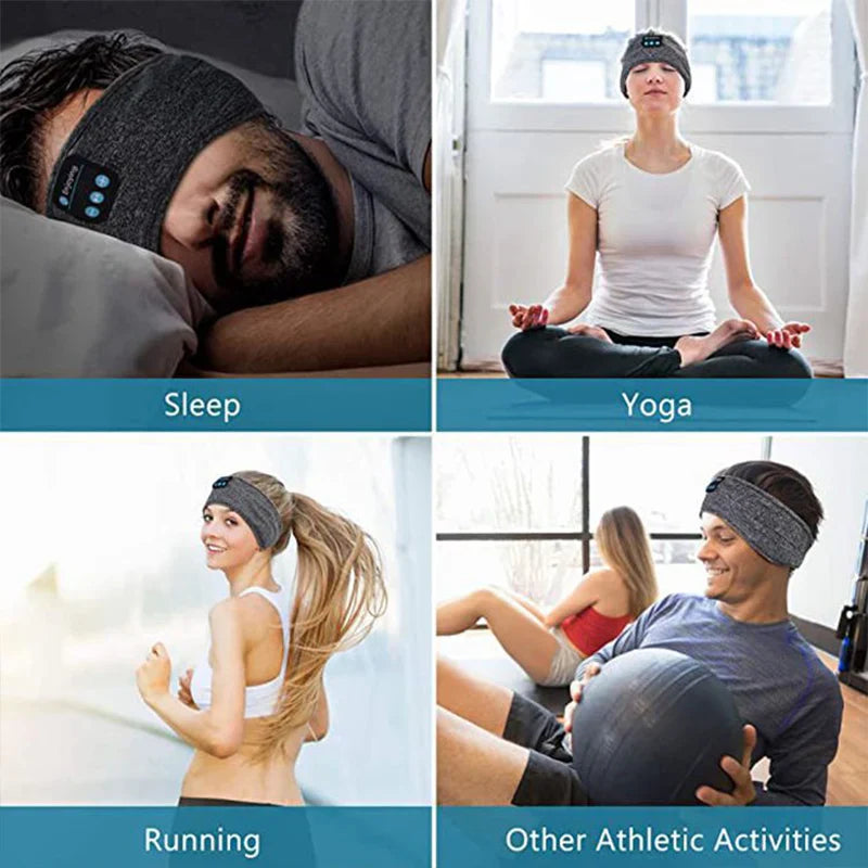 Wireless Bluetooth Sports & Sleep Headband – Earphones & Eye Mask