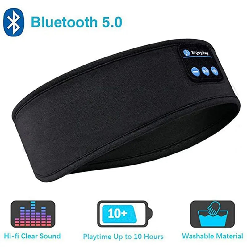 Wireless Bluetooth Sports & Sleep Headband – Earphones & Eye Mask