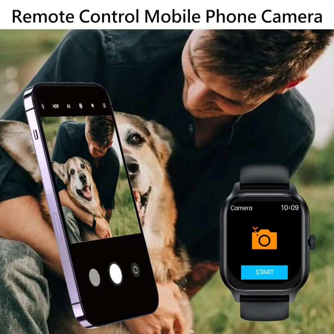 Smart Watch – Bluetooth Call, Music & Fitness Tracker