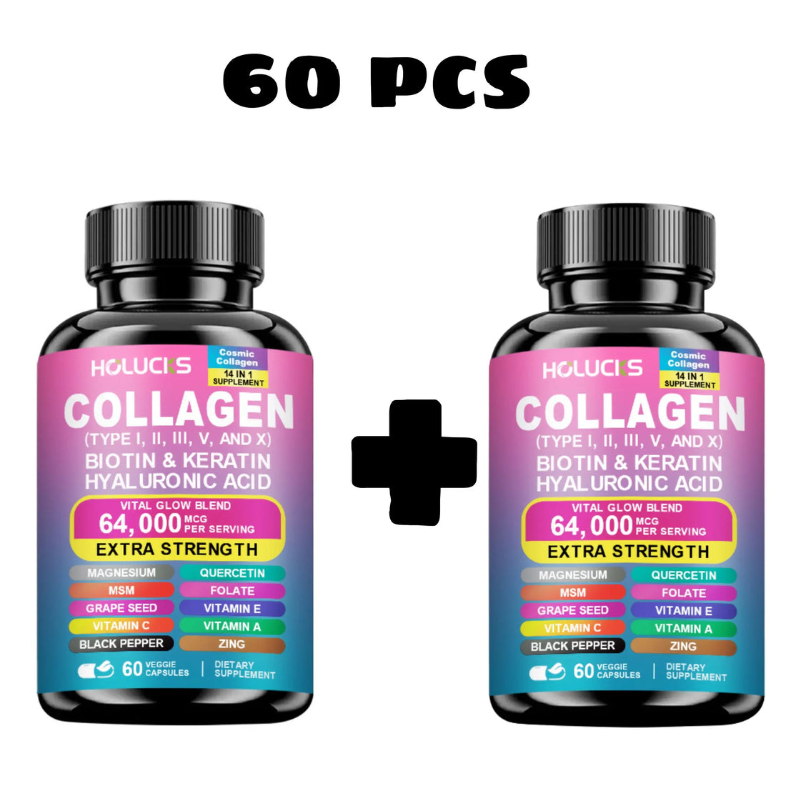 Collagen Capsules – Biotin & Keratin for Skin, Hair & Nails
