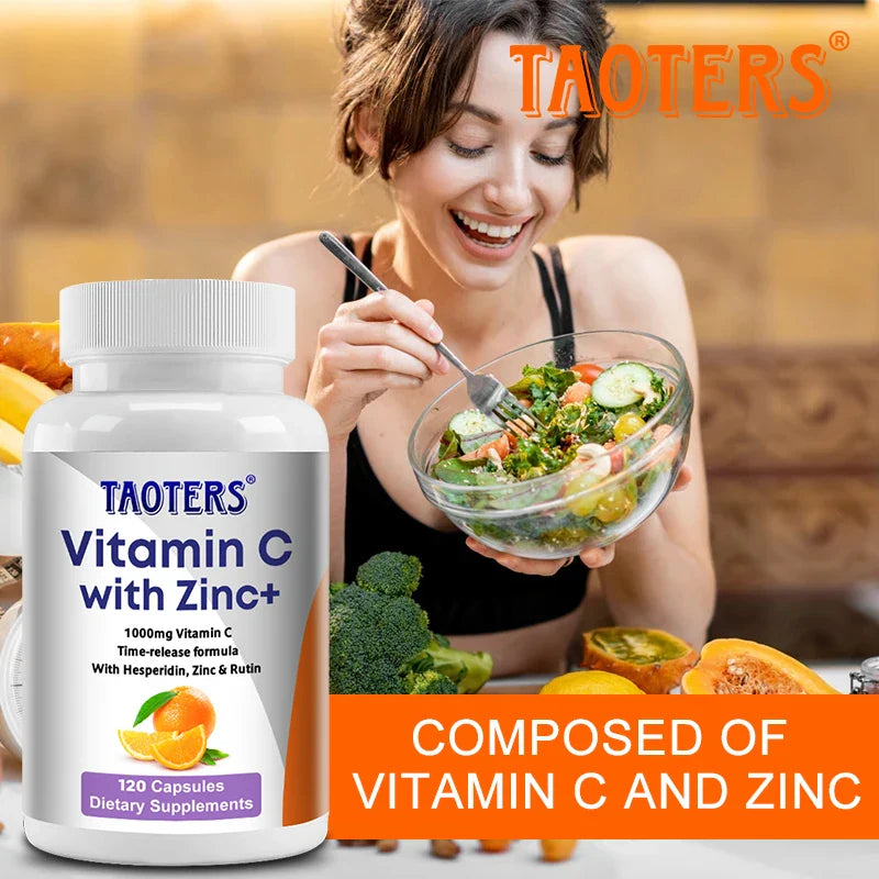 Vitamin C + Zinc Capsules – Immune & Joint Support