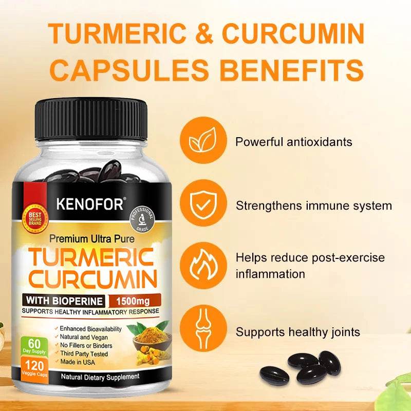 Kenofor Curcumin – Knee, Joint & Bone Health Support