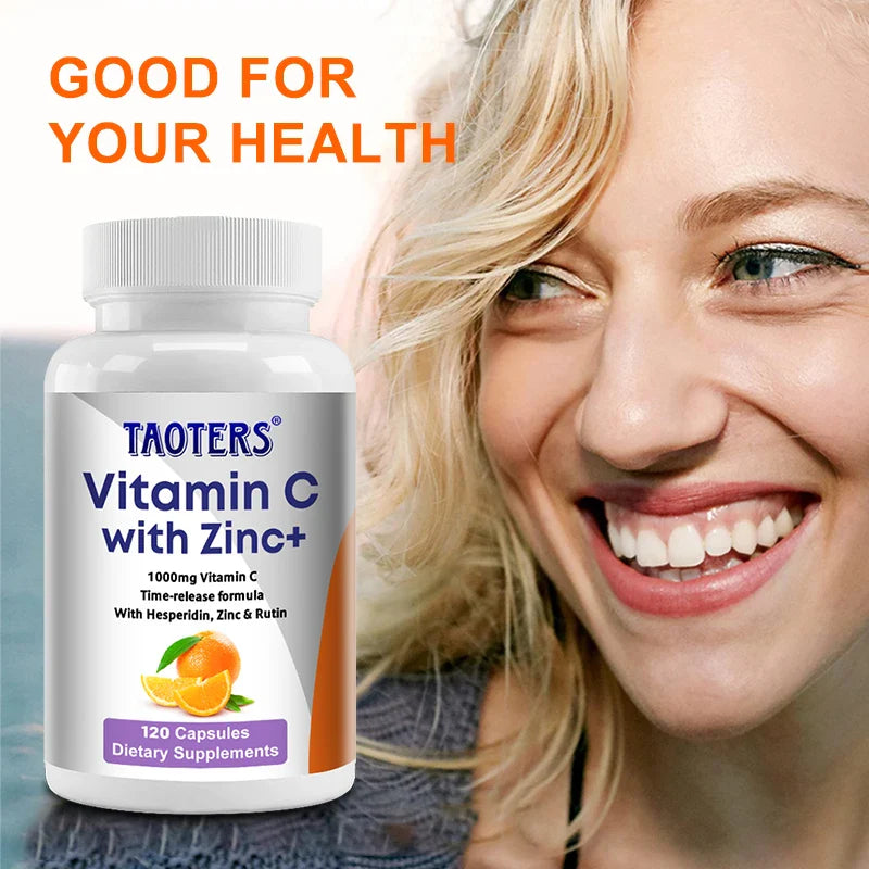 Vitamin C + Zinc Capsules – Immune & Joint Support