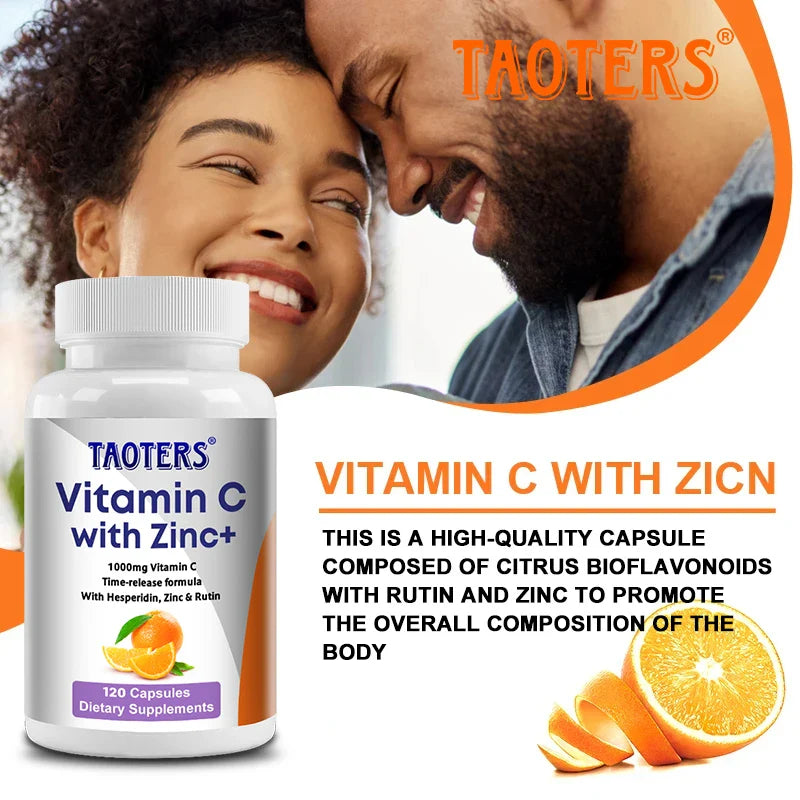 Vitamin C + Zinc Capsules – Immune & Joint Support
