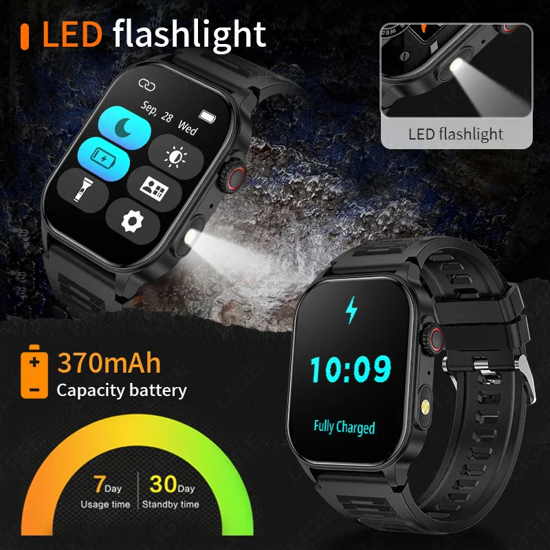 LIGE FlashSmart – HD Sports & Health Tracker with AI