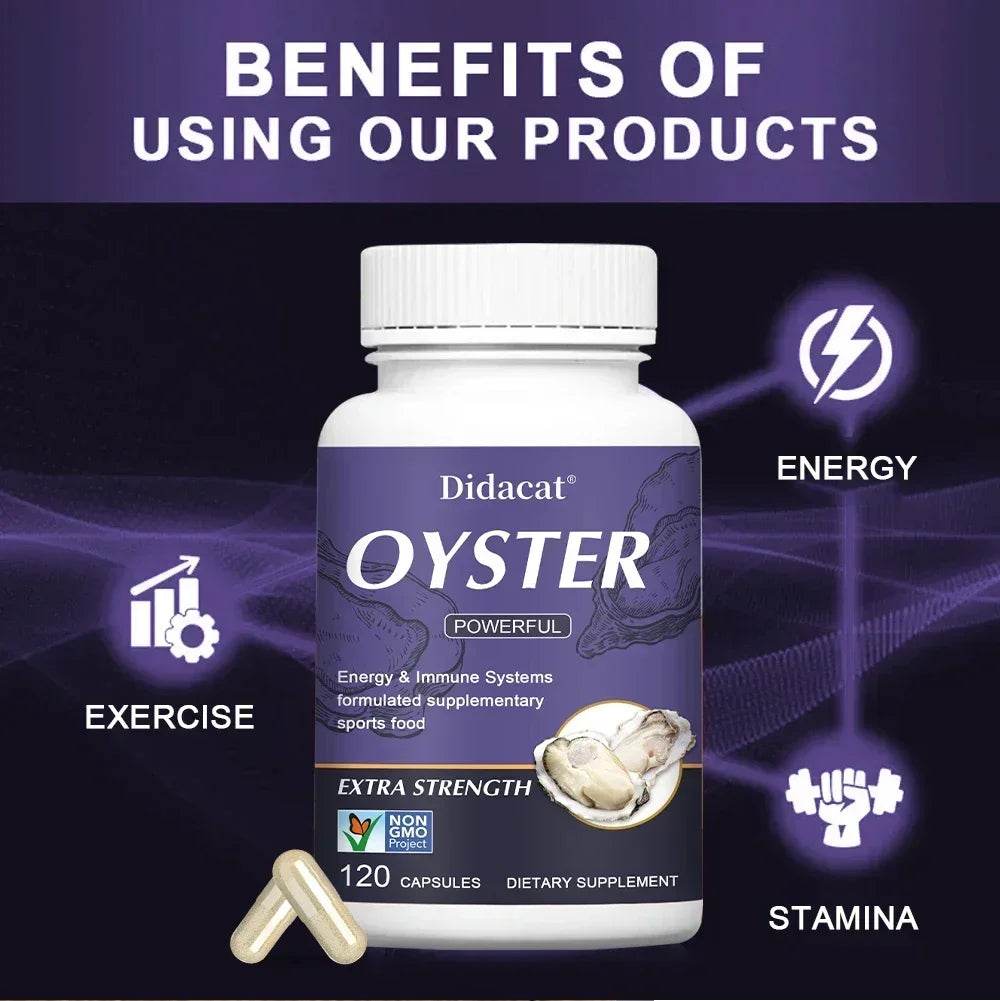Oyster Supplement – Energy, Immunity & Endurance Support