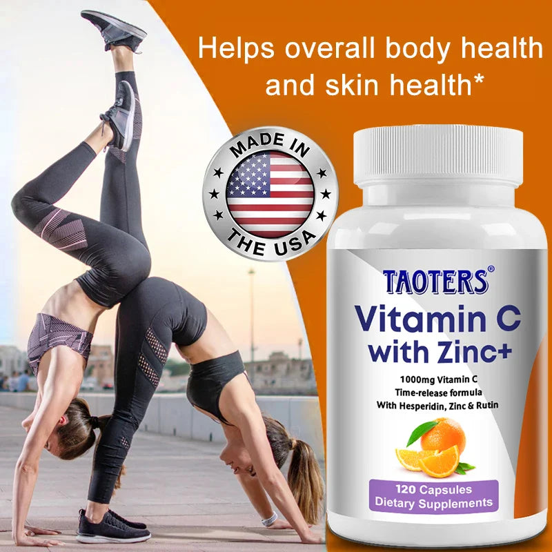 Vitamin C + Zinc Capsules – Immune & Joint Support