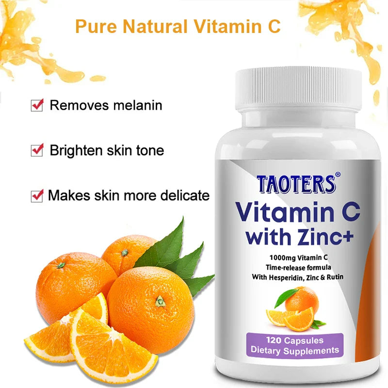 Vitamin C + Zinc Capsules – Immune & Joint Support