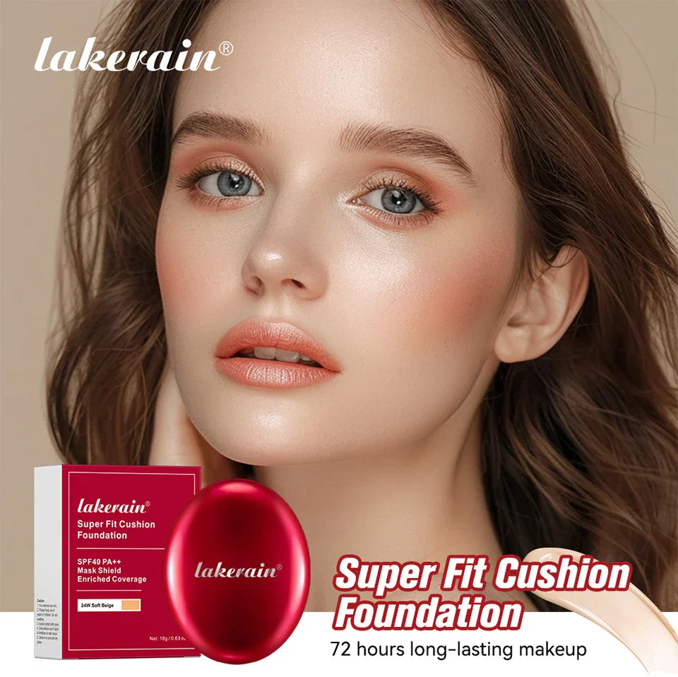 Lakerain Sunscreen Cushion Foundation – Waterproof & Brightening