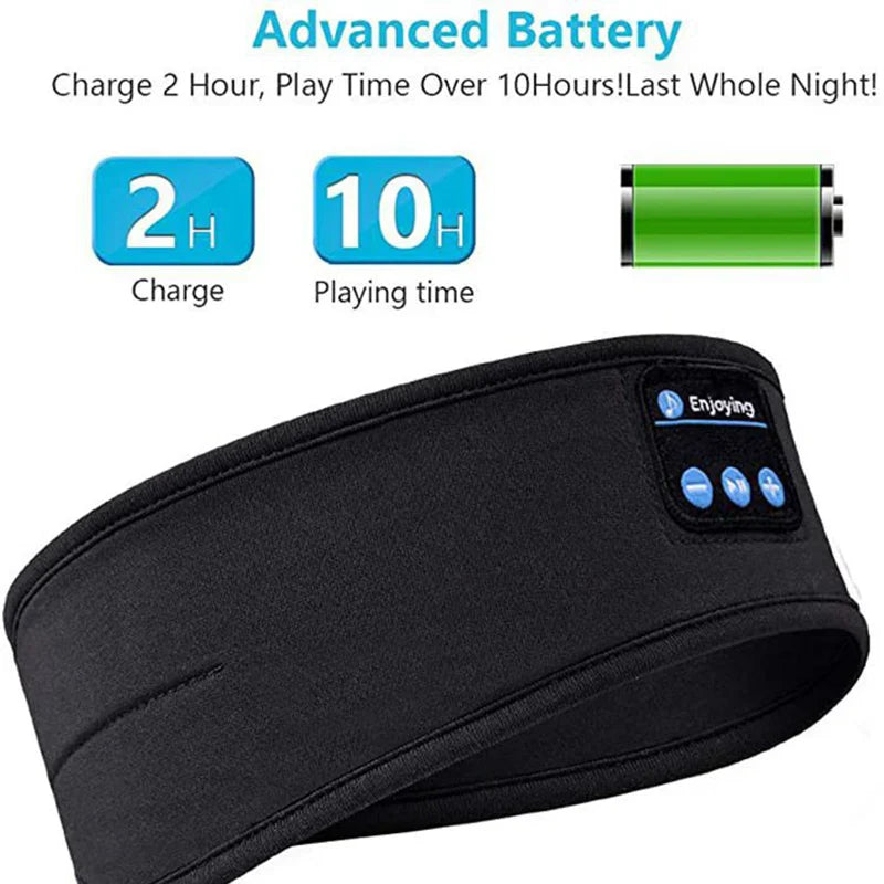 Wireless Bluetooth Sports & Sleep Headband – Earphones & Eye Mask