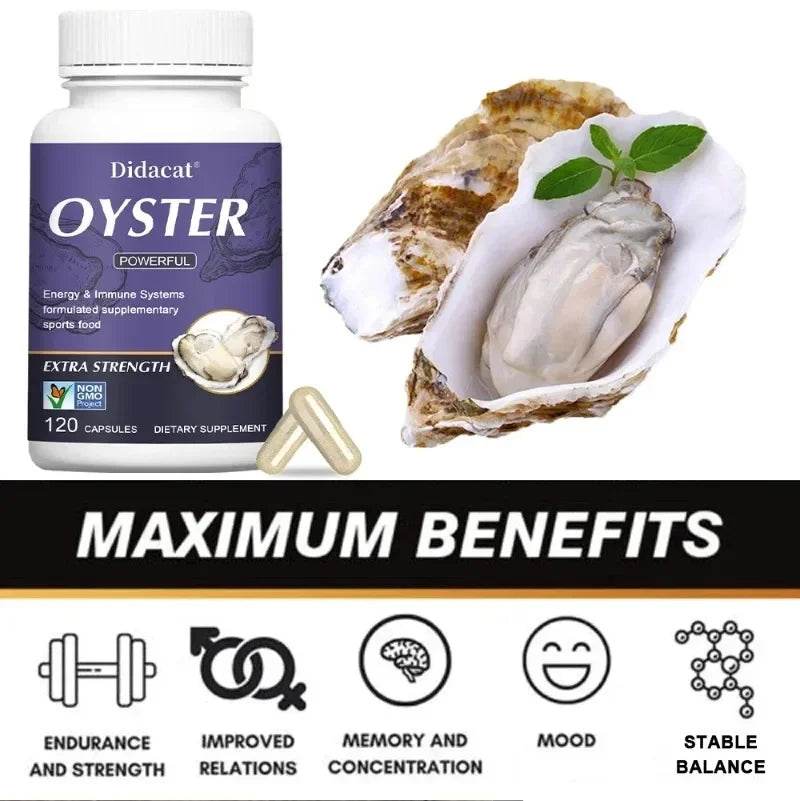 Oyster Supplement – Energy, Immunity & Endurance Support