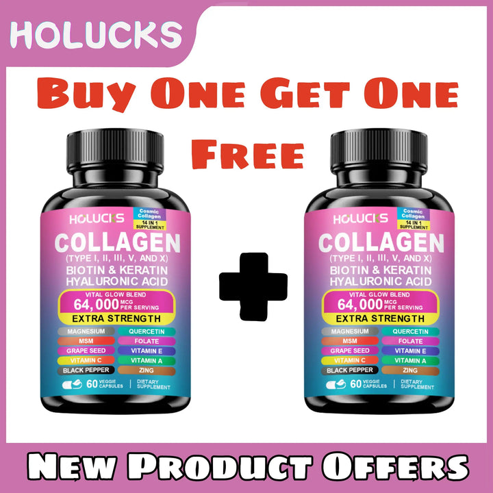 Collagen Capsules – Biotin & Keratin for Skin, Hair & Nails