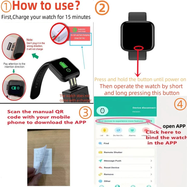 D13 / 116Plus Smart Watch – Fitness & Everyday Essentials