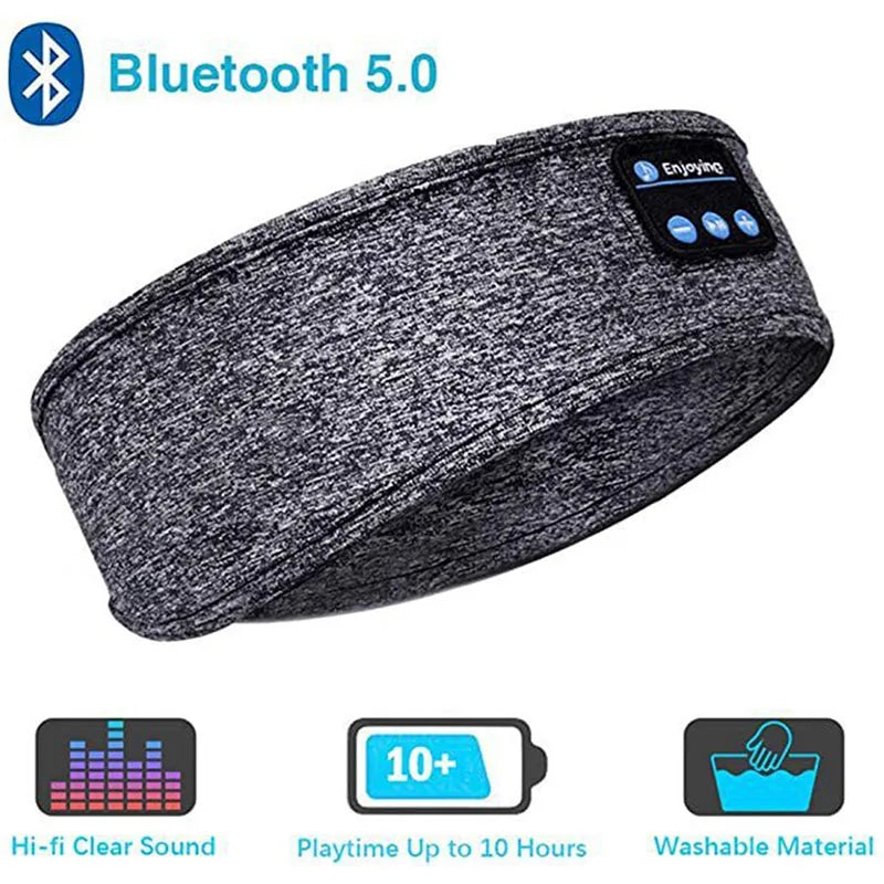 Wireless Bluetooth Sports & Sleep Headband – Earphones & Eye Mask