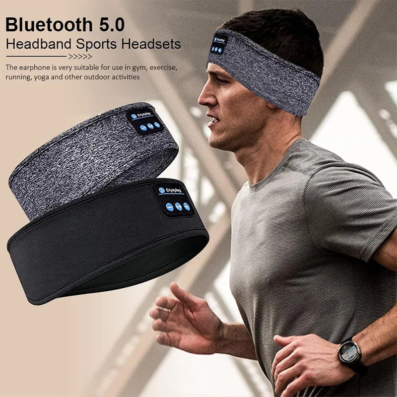 Wireless Bluetooth Sports & Sleep Headband – Earphones & Eye Mask