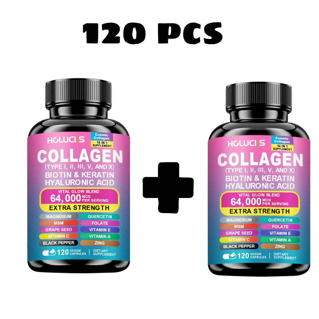 Collagen Capsules – Biotin & Keratin for Skin, Hair & Nails