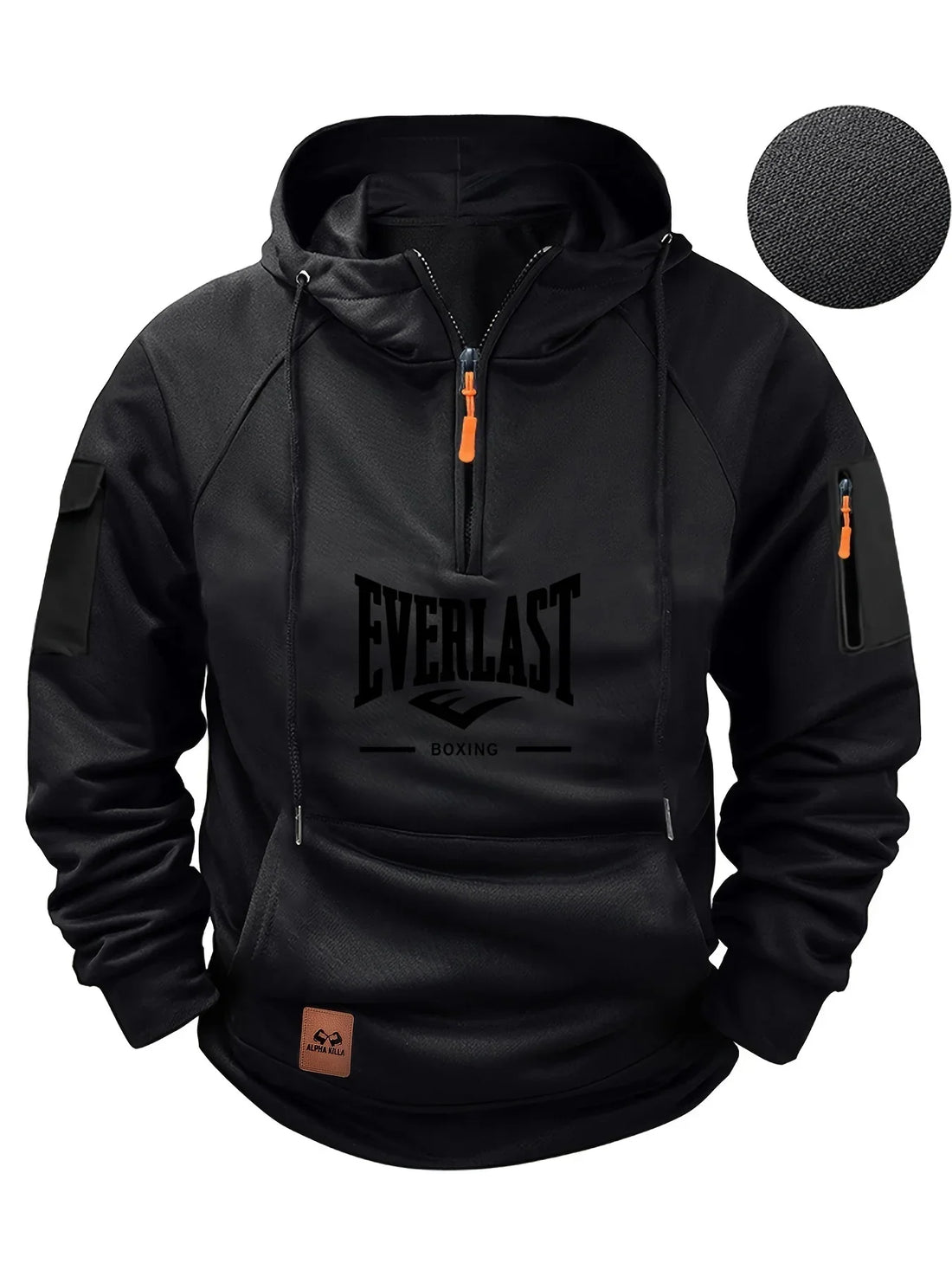 Zippered Men's PolarCap Hoodie - Stylish & Functional