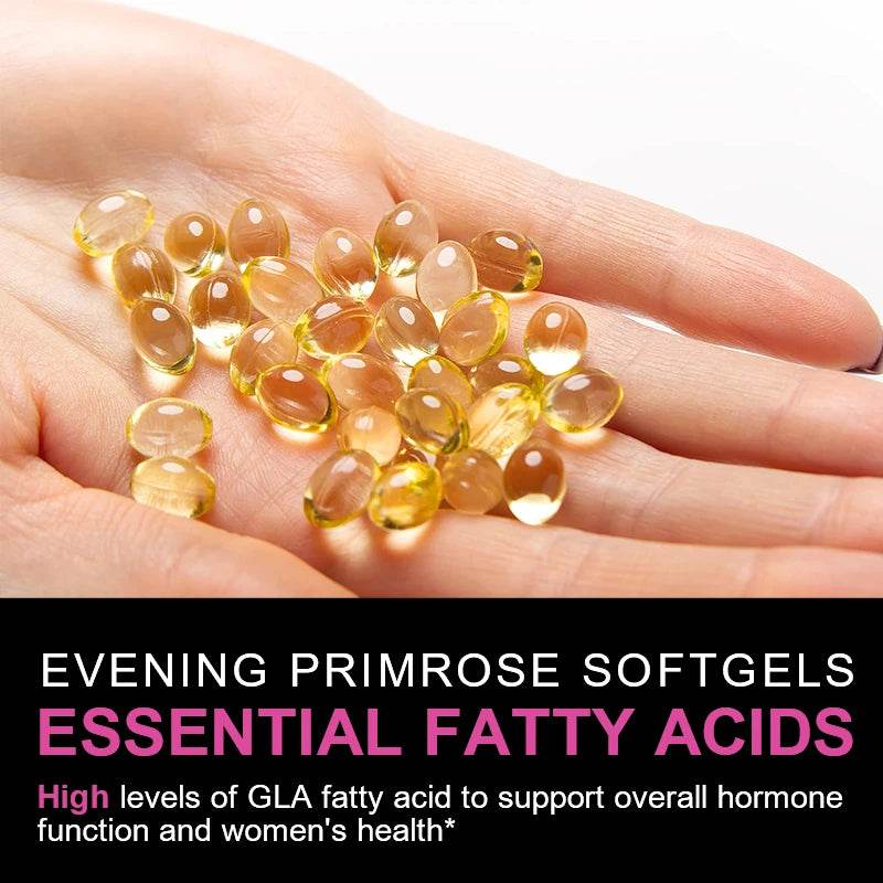Evening Primrose Oil Capsules – Skin & Heart Health for Women