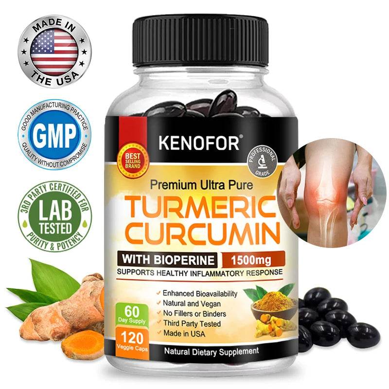 Kenofor Curcumin – Knee, Joint & Bone Health Support