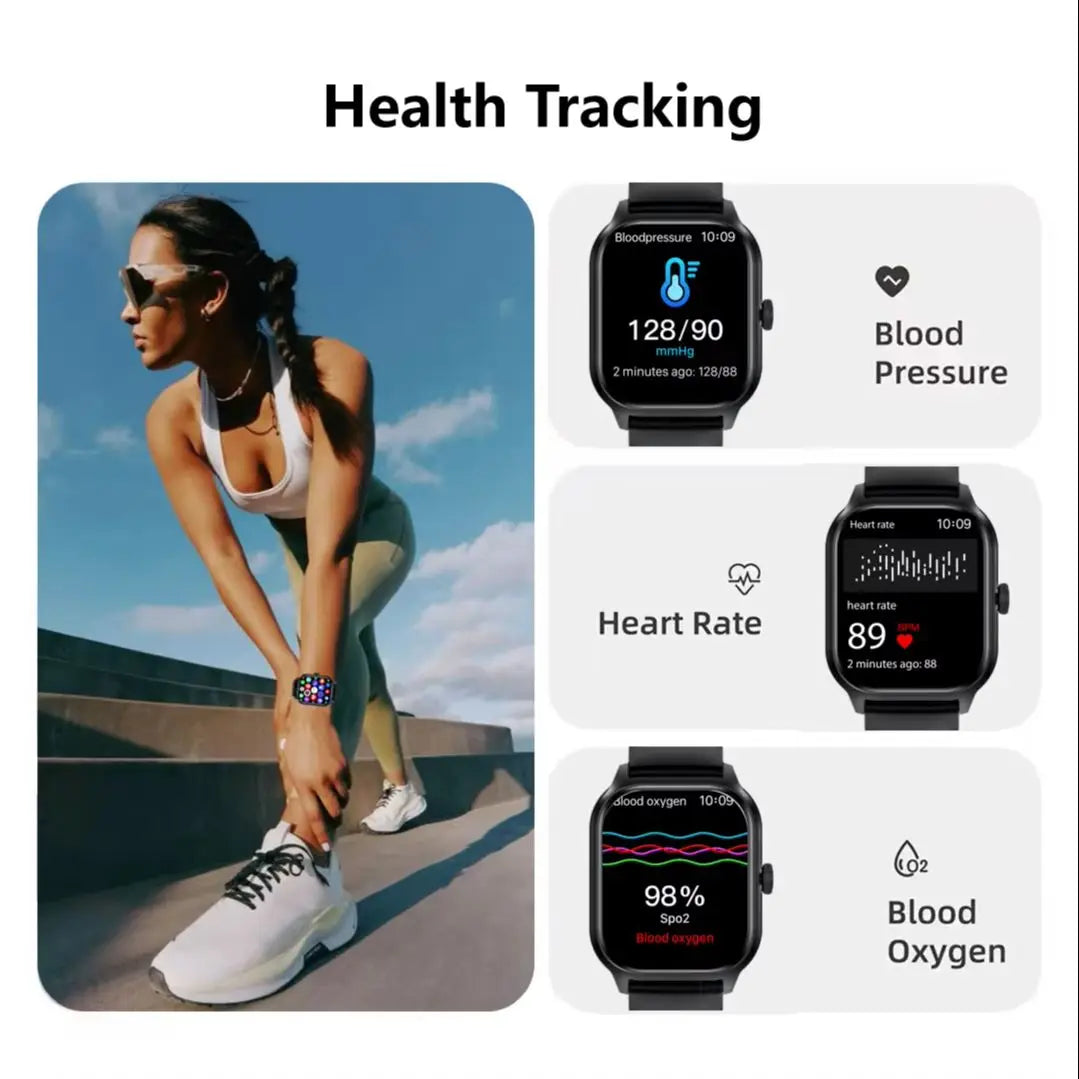 Smart Watch – Bluetooth Call, Music & Fitness Tracker