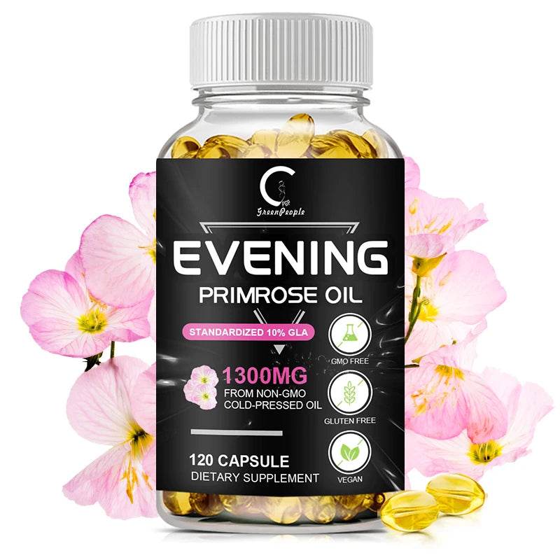 Evening Primrose Oil Capsules – Skin & Heart Health for Women