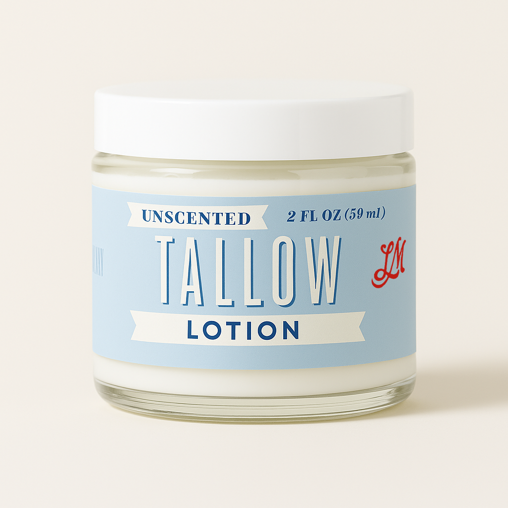 Unscented Tallow Skincare Collection – 4-Piece Gift Set