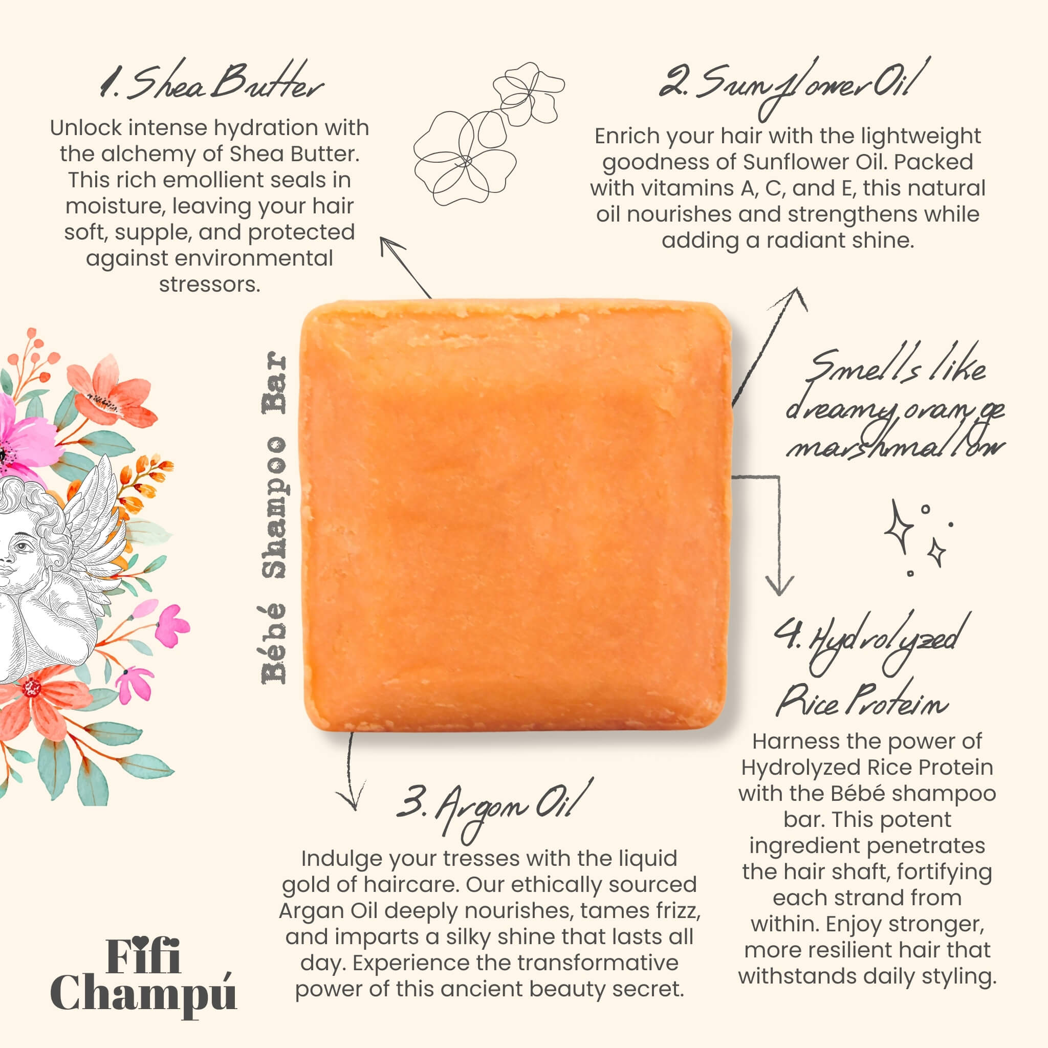 Bébé Shampoo Bar – Gentle Protein Care for Sensitive Hair
