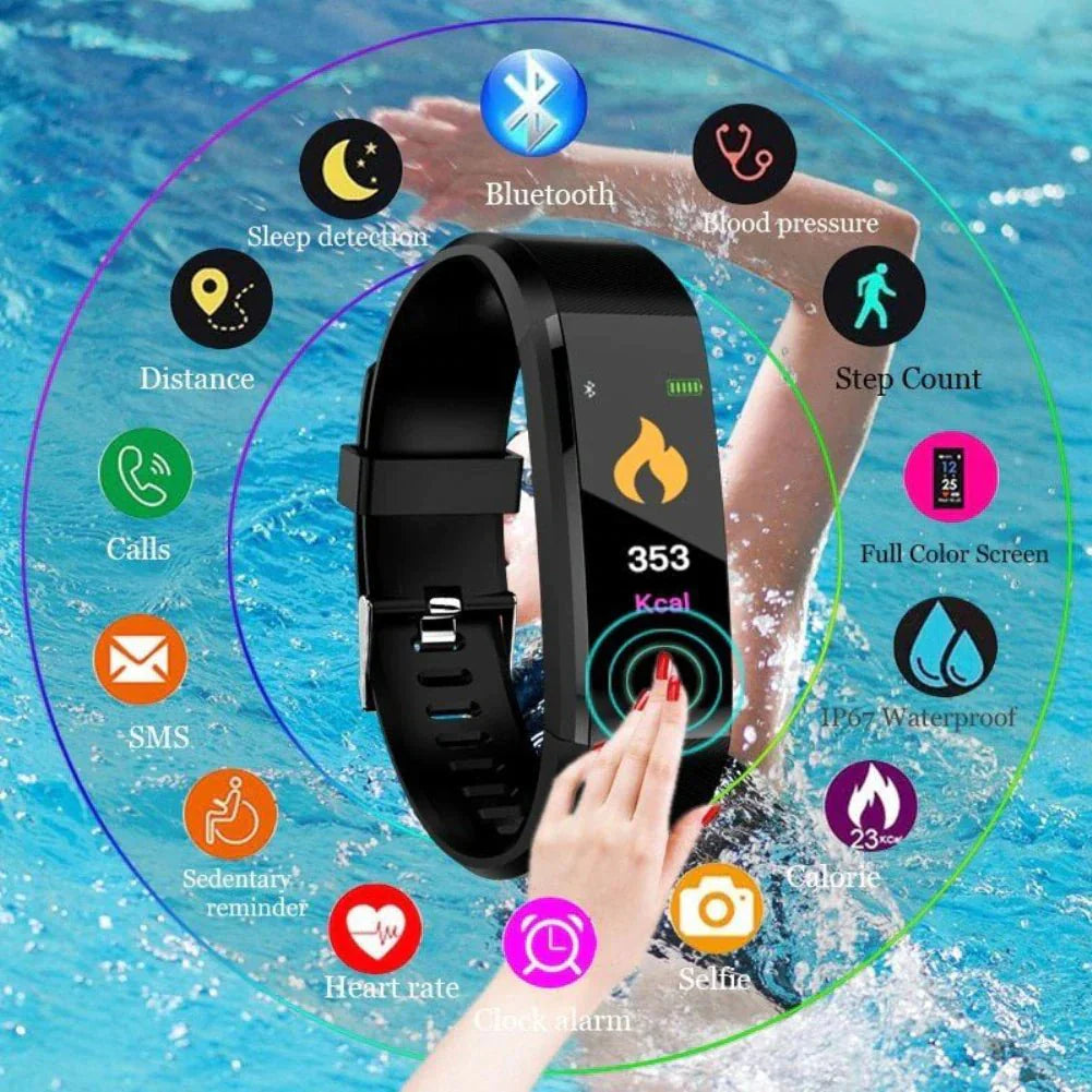 IP67 Waterproof Smart Watch – Fitness & Health Tracker