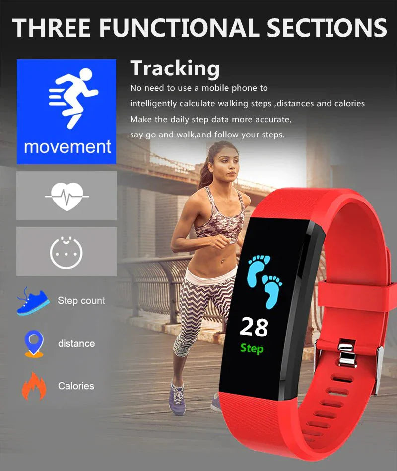 IP67 Waterproof Smart Watch – Fitness & Health Tracker