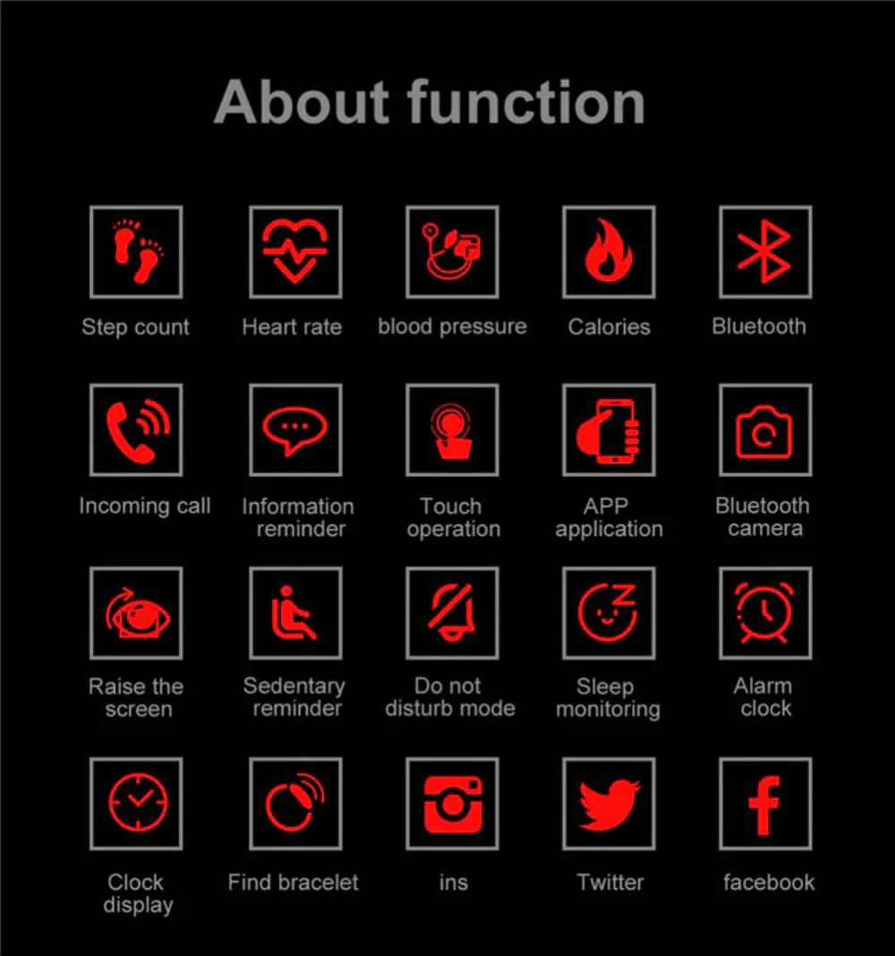 IP67 Waterproof Smart Watch – Fitness & Health Tracker