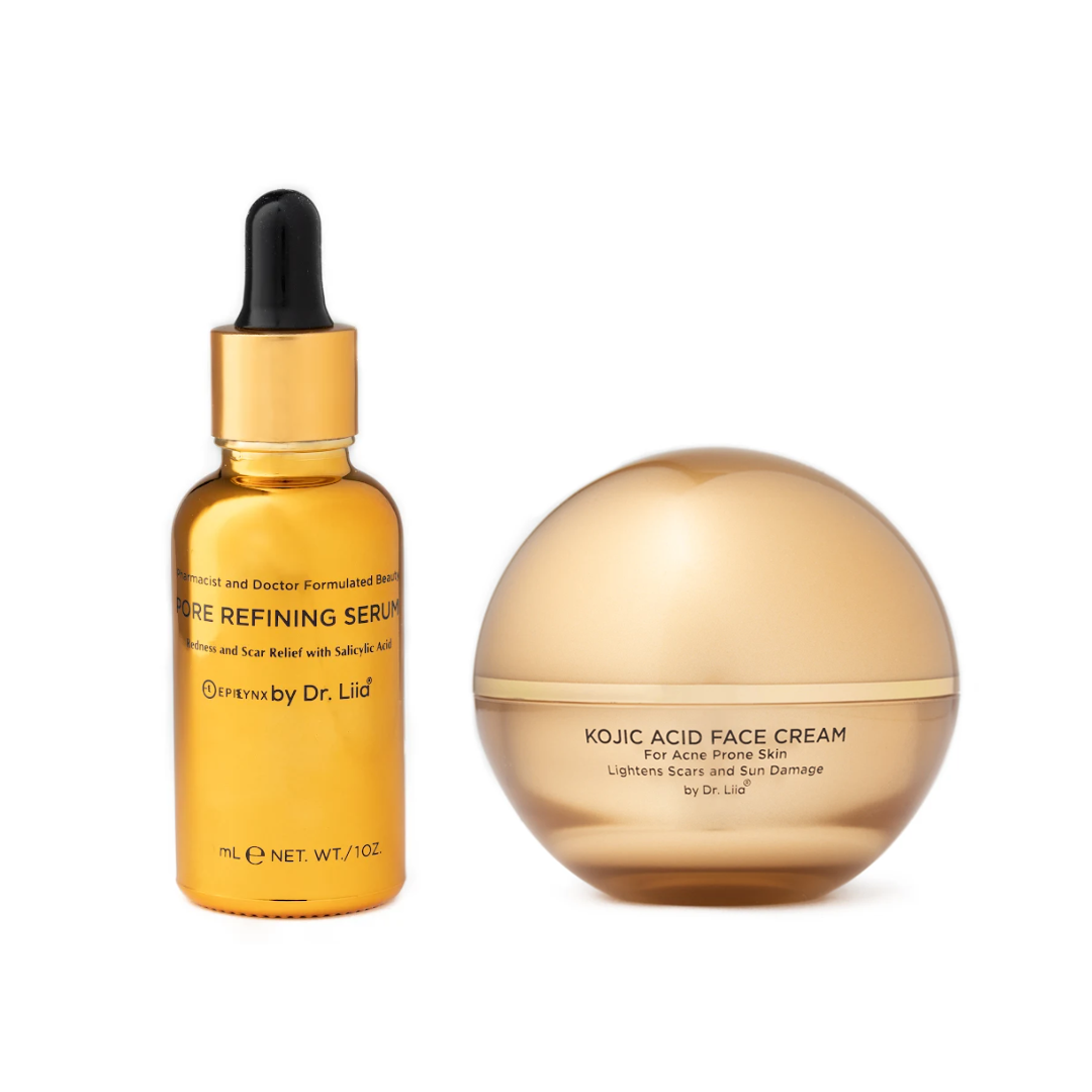 Pore Refining & Brightening Skincare Set – Kojic Acid Duo